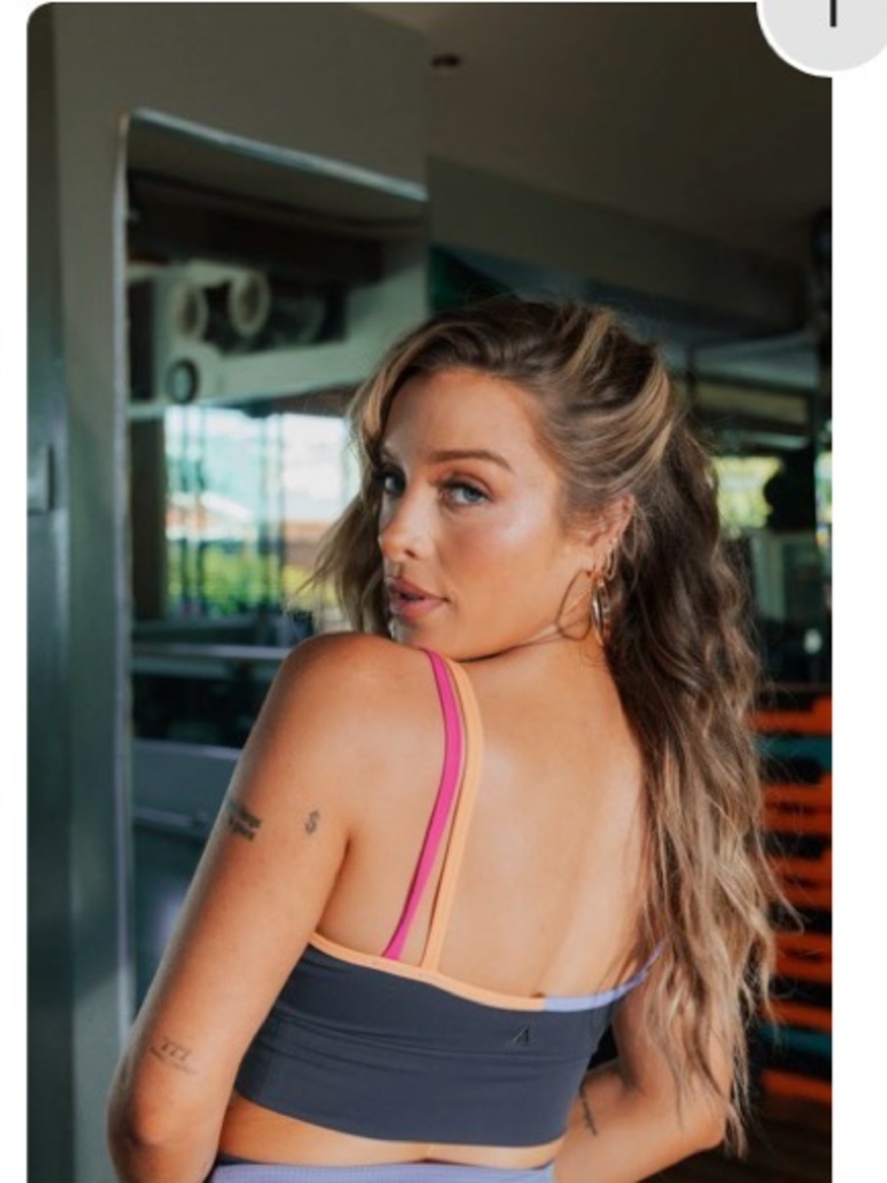 Vitality x Delaney Pulse Strappy Longline Bra & Biker Short Matching Set - Picture 7 of 8